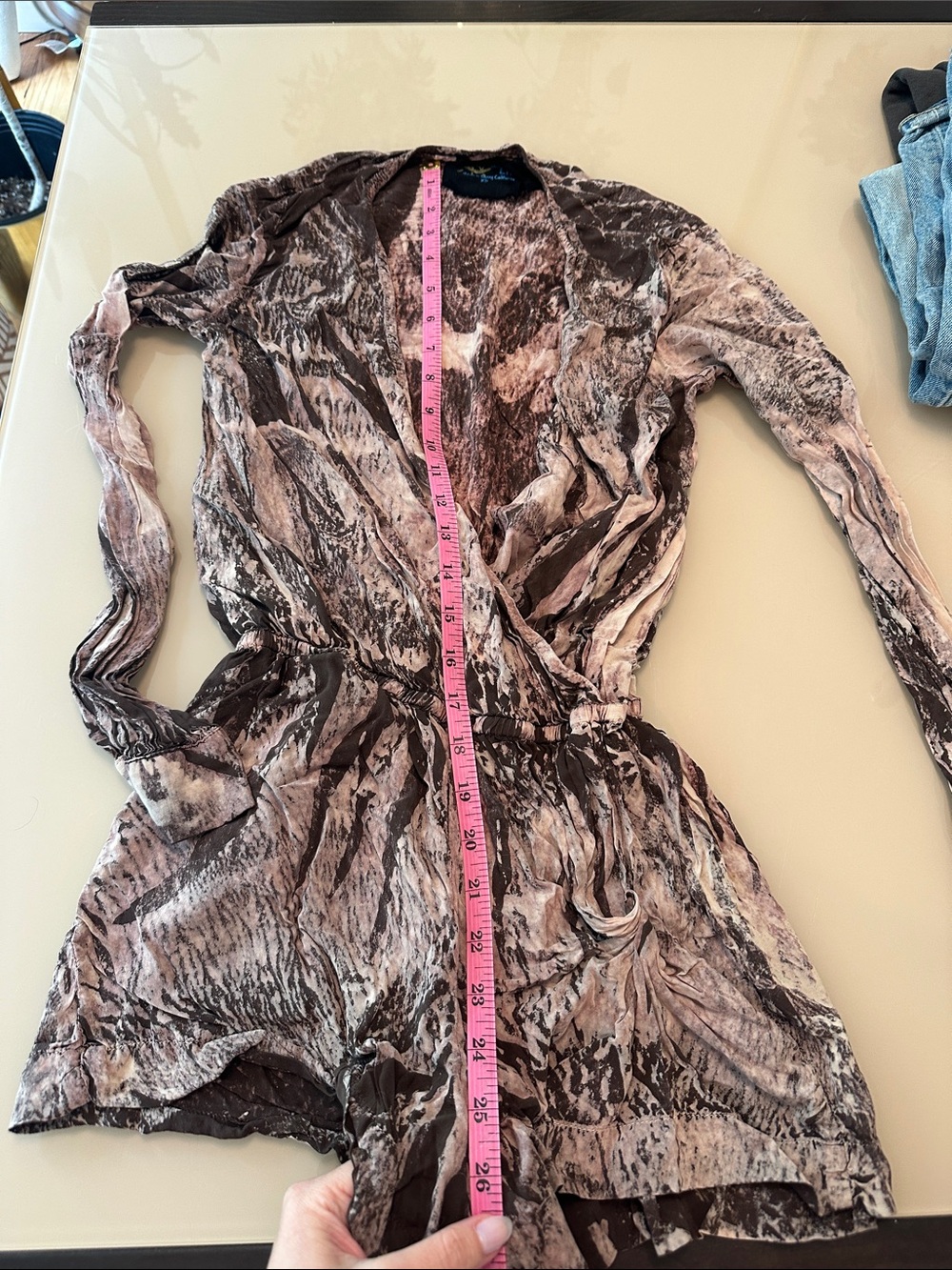 Blue life xs tie dye romper